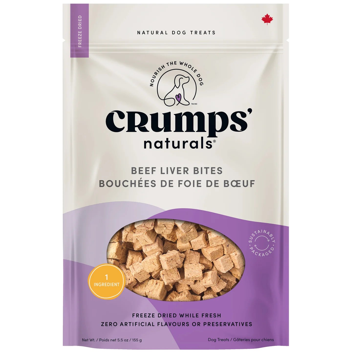 Crumps' Naturals - Bouchées de foie de bœuf