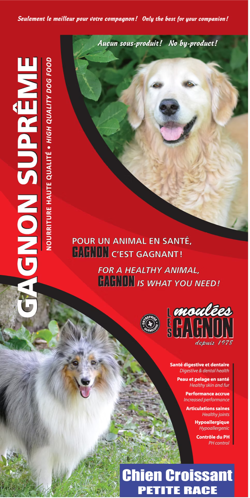 Les Moulées Gagnon - Nourriture sèche pour chiens