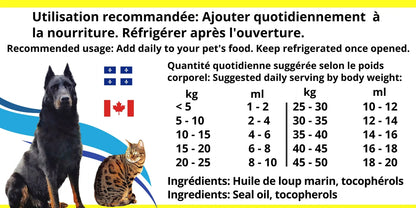 Pür Evolution - Huile de loup marin (HLM) 250ml