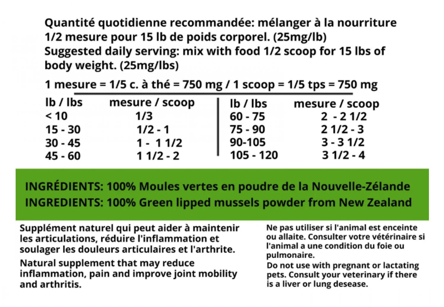 Pür Evolution - Moules vertes 170g