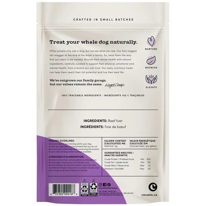 Crumps' Naturals - Bouchées de foie de bœuf