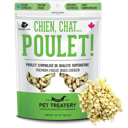 Granville Island - Gâteries de poulet lyophilisé pour chiens et chats