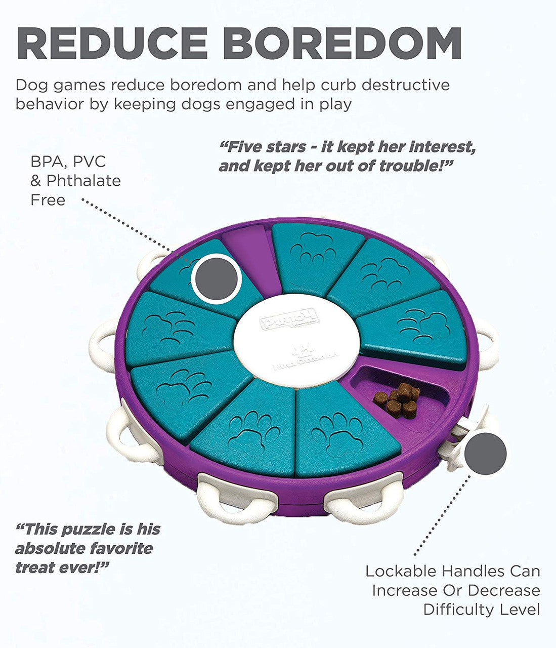 Outward Hound - Casse-tête à friandises (Dog Twister - Niveau 3)