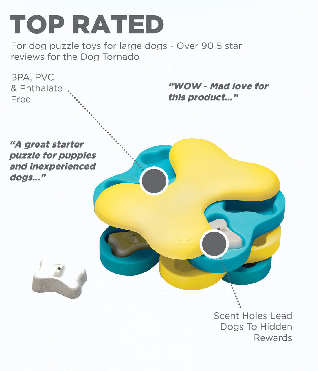 Outward Hound - Casse-tête à friandises (Dog Tornado - Niveau 2)