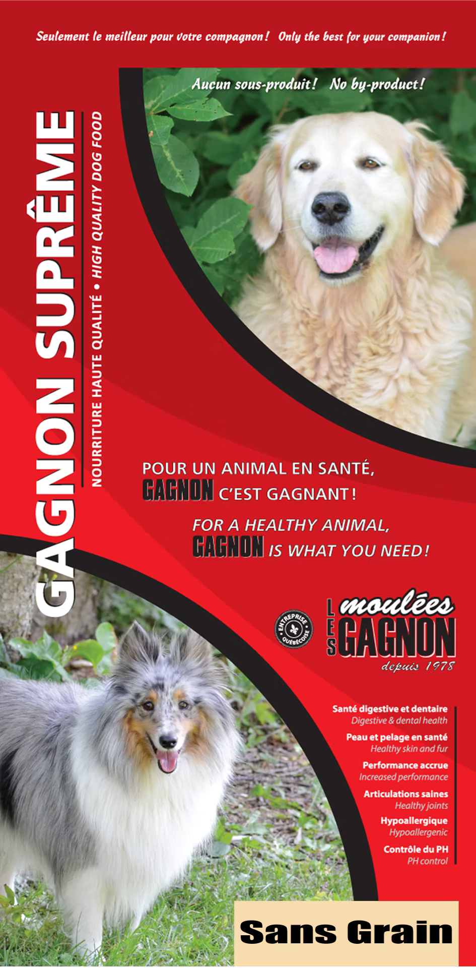 Les Moulées Gagnon - Nourriture sèche pour chiens