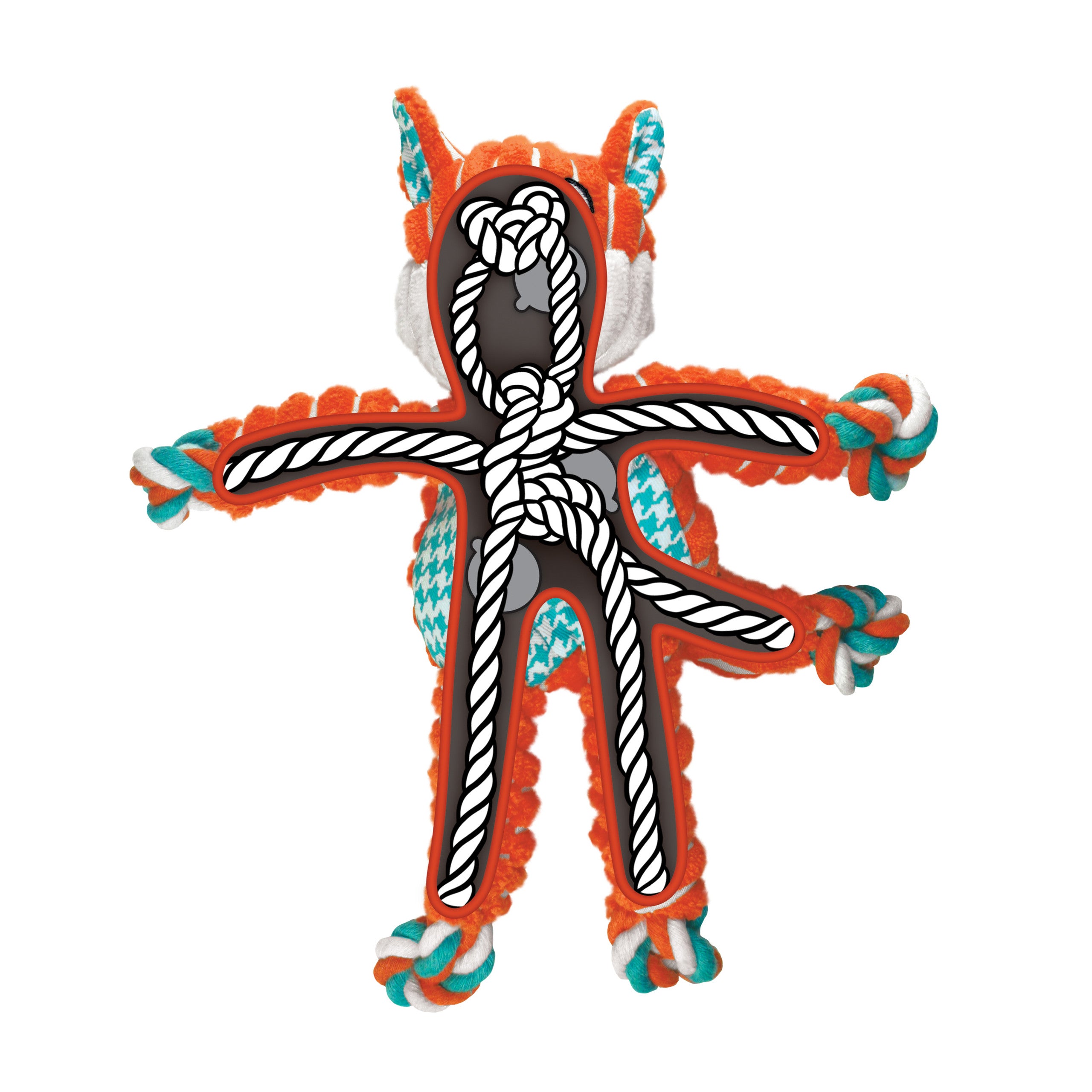 Kong - Floppy Knots Fox